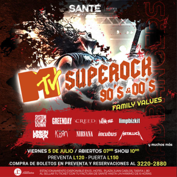 MTV Superock 90's & 00's