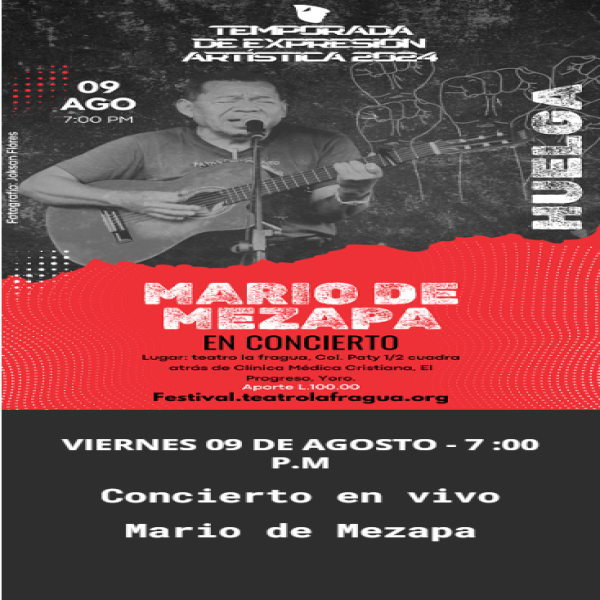 Mario de Mezapa en Concierto 