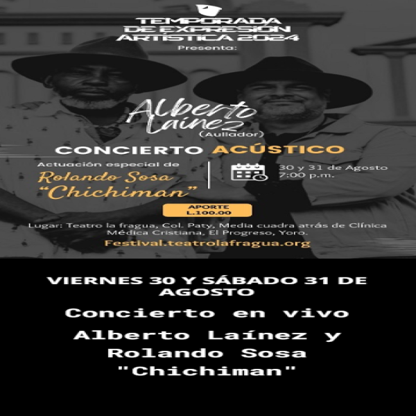 Concierto Acústico con Alberto Laínez  
