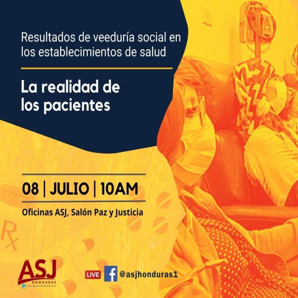 ASJ: Presentación de los resultados de la veeduría social en los establecimientos de salud