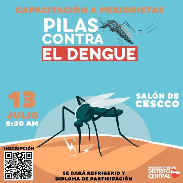 Capacitación para periodistas sobre el tema Pilas Contra el Dengue