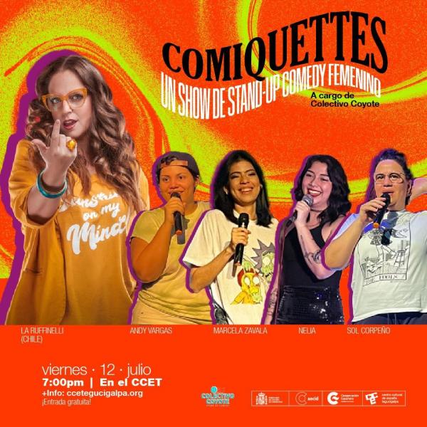 Comiquettes: Un show Stand Up Comedy Femenino 