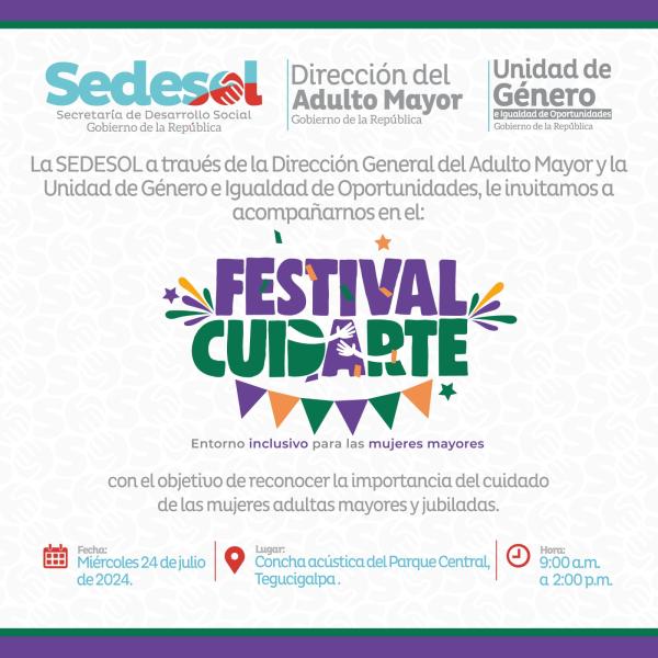 SEDESOL: Festival Cuidarte 