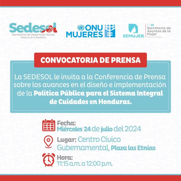 Avances en el diseño e implementación de la Política Pública para el Sistema Integral de Cuidados en Honduras 