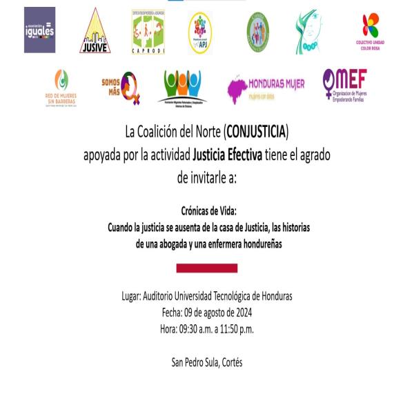 Conjusticia: Crónicas de Vida – Historias de una abogada y una enfermera hondureña 
