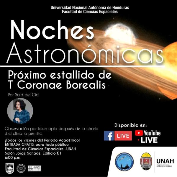 Noches Astronómicas: “Próximo estallido de T Coronae Borealis”