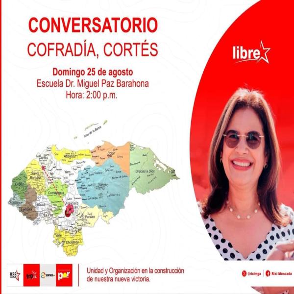 Conversatorio con Rixi Moncada – Cofradía, Cortés