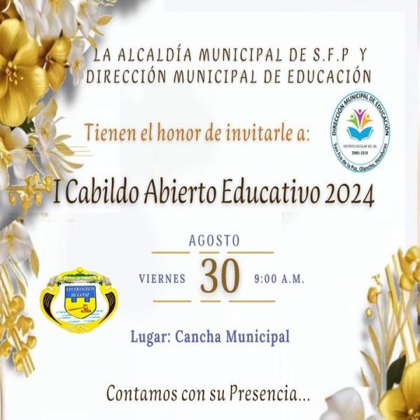 I Cabildo Abierto Educativo 2024 – San Francisco de La Paz, Olancho 