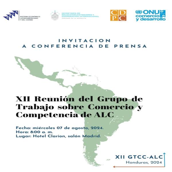  XII Reunión del Grupo de Trabajo sobre Comercio y Competencia de América Latina y el Caribe (GTCC-ALC)