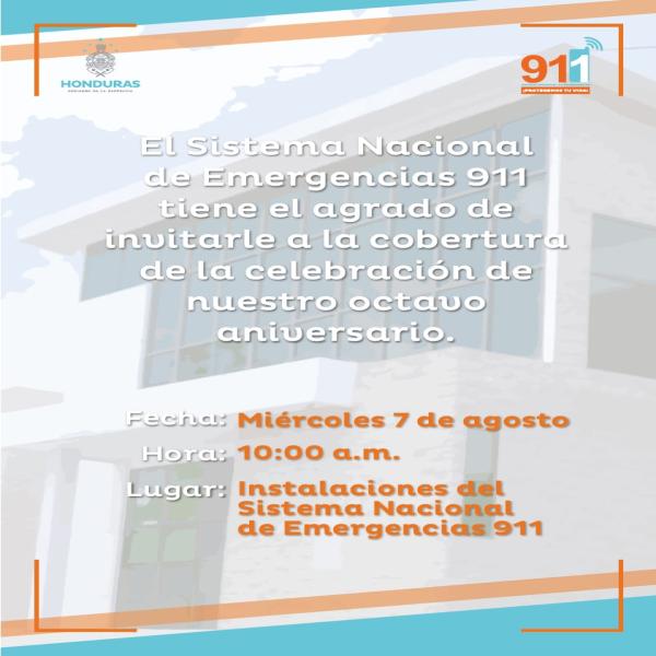 Celebración de nuestro 8vo. Aniversario del 911 
