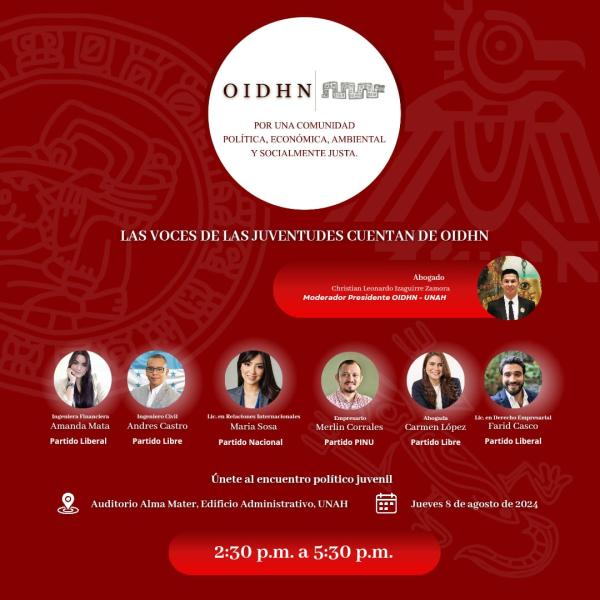 Foro: Las voces de las juventudes cuentan de OIDHN