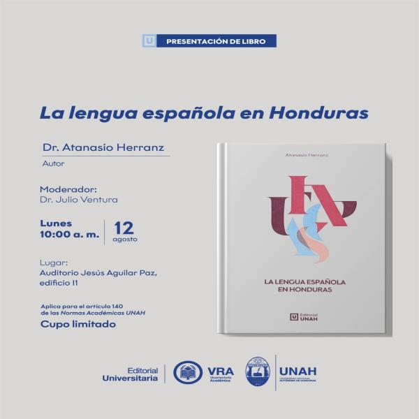 Presentación del libro «La lengua española en Honduras»