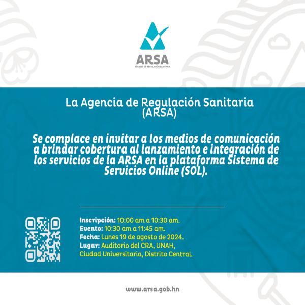 Presentación de la implementación de los servicios de la ARSA en la plataforma "Sistemas de Servicios Online - SOL"