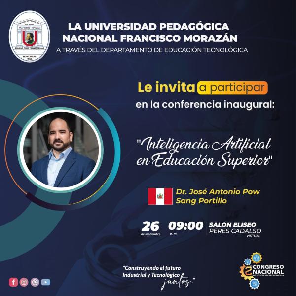 Conferencia inaugural: "Inteligencia Artificial en Educación Superior"