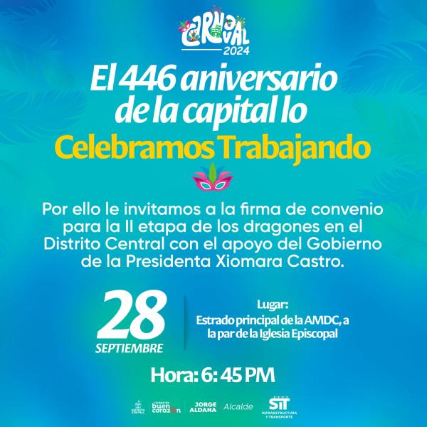 Firma de convenio para la segunda etapa de las máquinas dragones 