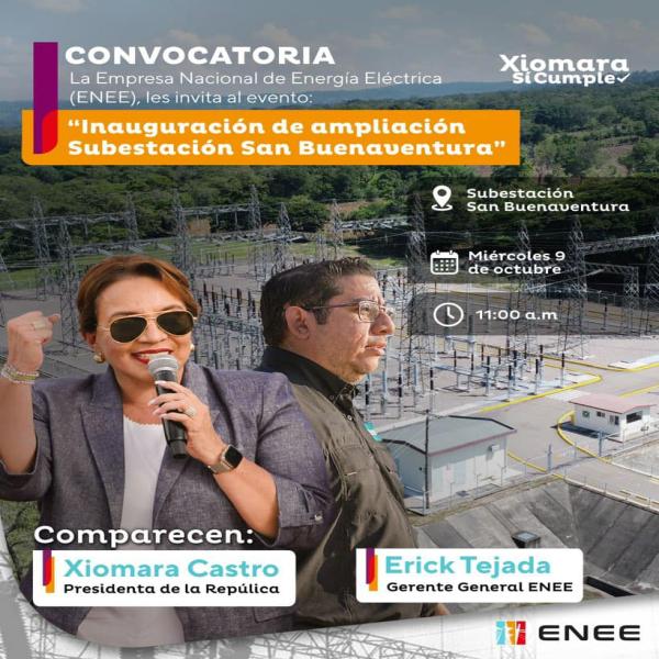 Inauguración de la ampliación de la subestación San Buenaventura  