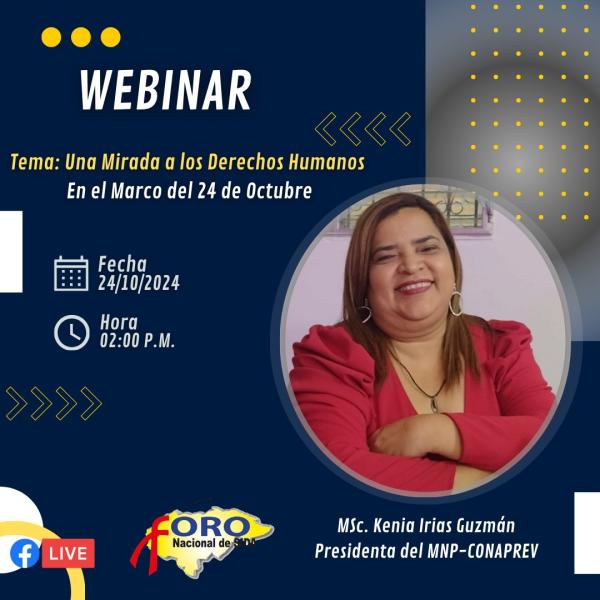  Webinar: "Una Mirada a los Derechos Humanos en el marco del 24 de Octubre"