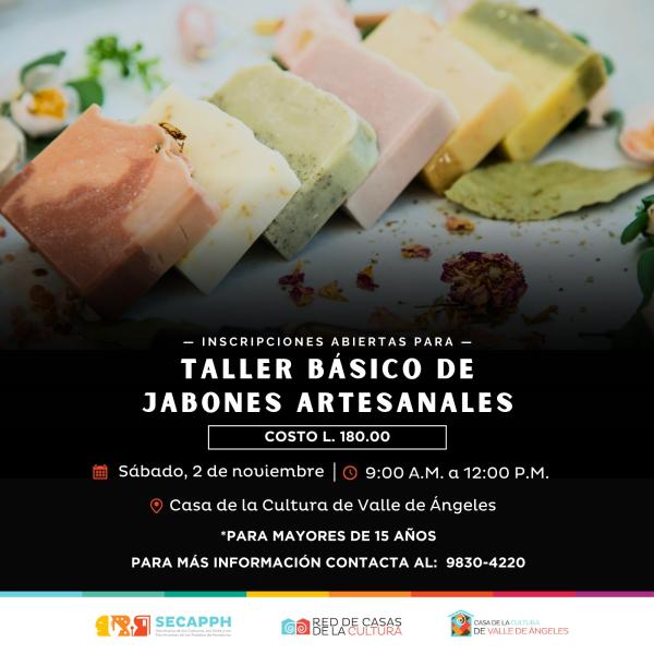  Inscripciones abiertas para talleres de elaboración de jabones y velas artesanales