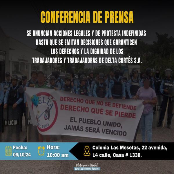 Acciones legales y de protesta indefinida ante la exigencia de derechos de los empleados de Delta – SPS  