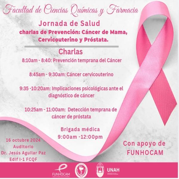 Charlas de Prevención: Cáncer de Mama, Cervicouterino y Próstata