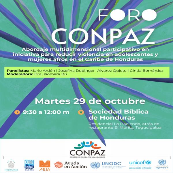 Foro para reducir violencia en adolescentes y mujeres afrodescendientes en el Caribe de Honduras