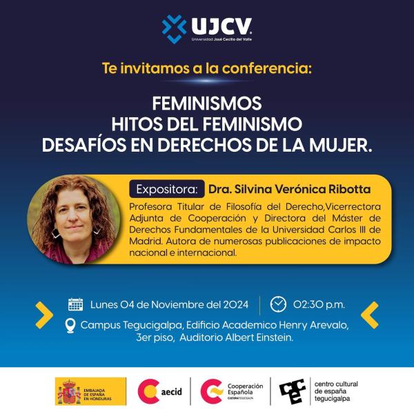 Conferencia “Feminismo: desafíos en derechos de la mujer”