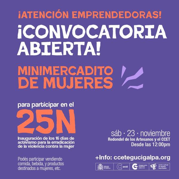 Convocatorias abiertas para participar en la inauguración de los 16 Días de Activismo