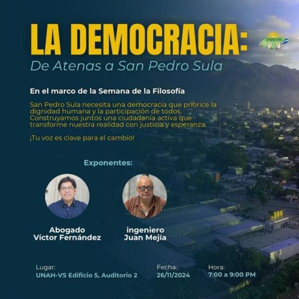 Conversatorio: La Democracias de Atenas a San Pedro Sula 