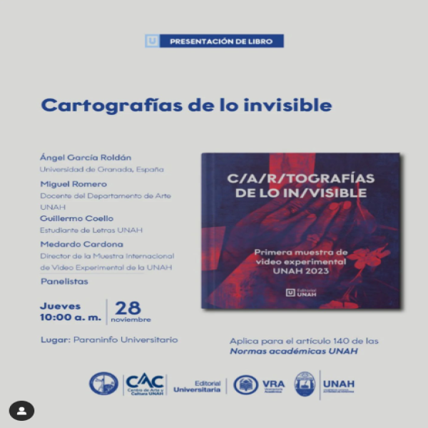 Presentación del libro «Cartografías de lo invisible»