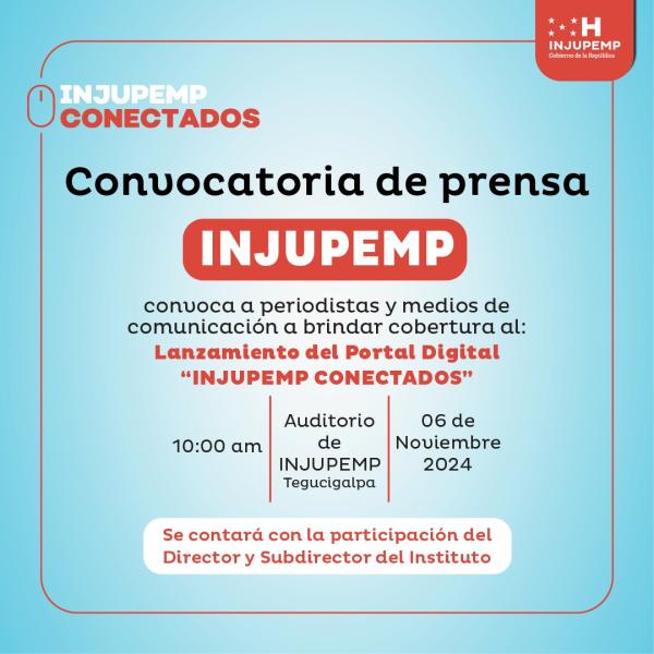 Lanzamiento del nuevo portal web de INJUPEMP 