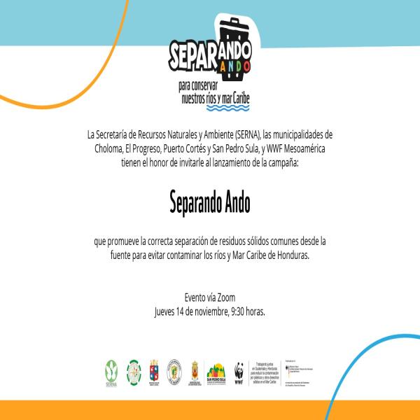 Lanzamiento campaña Separando Ando