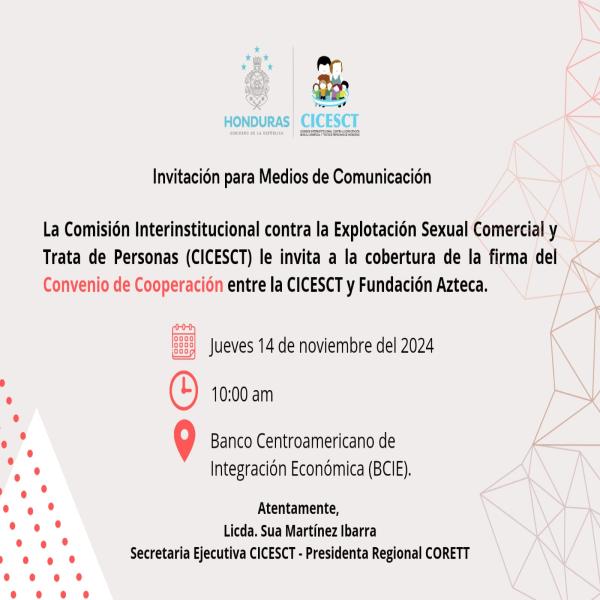 CICESCT: Firma del Convenio de Cooperación entre la CICESCT y Fundación Azteca
