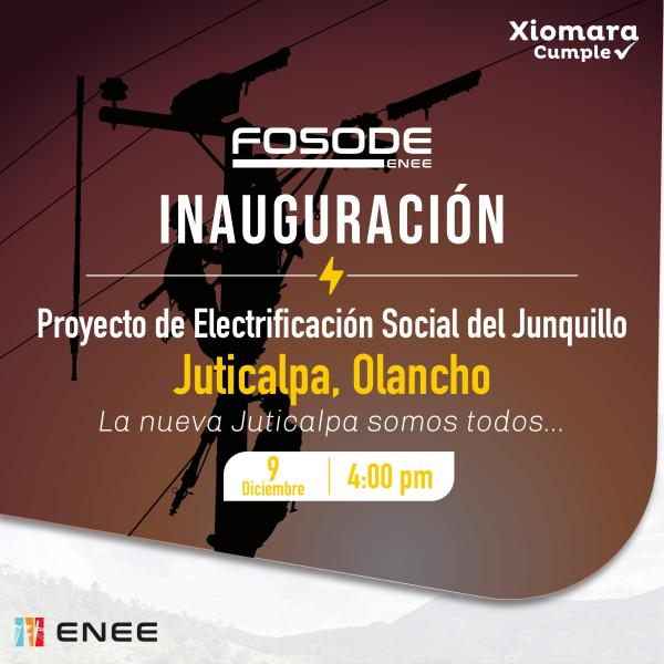 FOSODE: Inauguración proyecto hidroeléctrico – Juticalpa, Olancho 