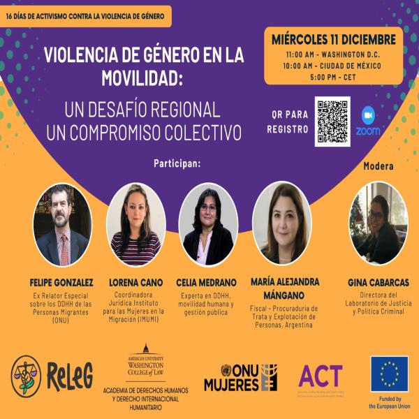 Violencia de género en la movilidad: Un desafío regional un compromiso colectivo 