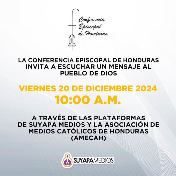 Conferencia Episcopal invita a escuchar un mensaje al pueblo de Dios 