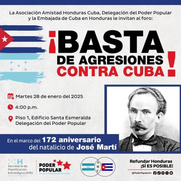 Foro: ¡Basta de agresiones contra Cuba!