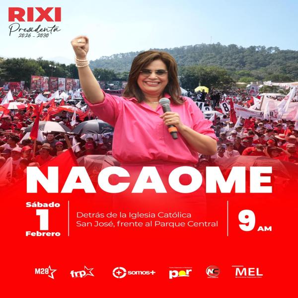Rixi Moncada visita Nacaome, Valle 