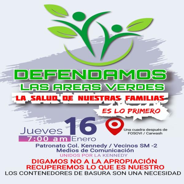 Defendamos las áreas verdes 
