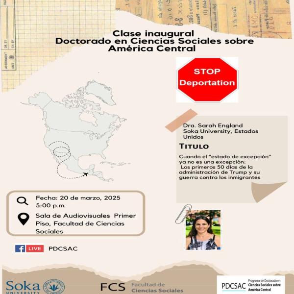 Clase inaugural: Doctorado en Ciencias Sociales sobre América Central 