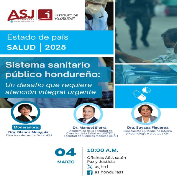 Presentación de la segunda entrega de la serie “Estado de país: 2025”: Avances y desafíos del sistema de salud hondureño