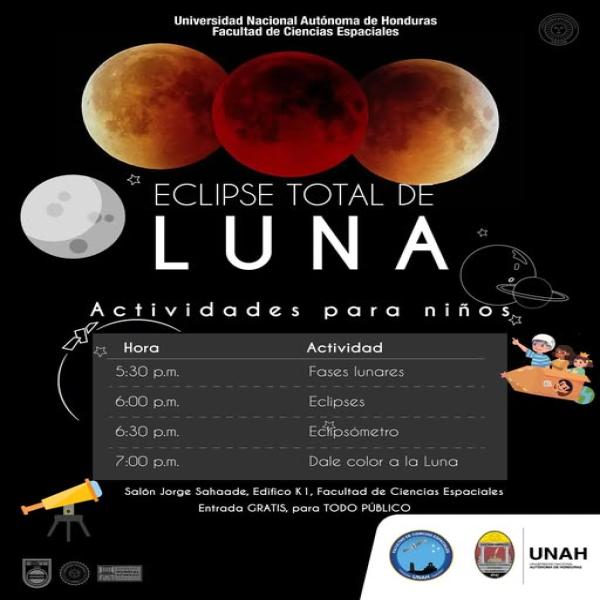 Disfrutemos juntos el Eclipse Total de Luna