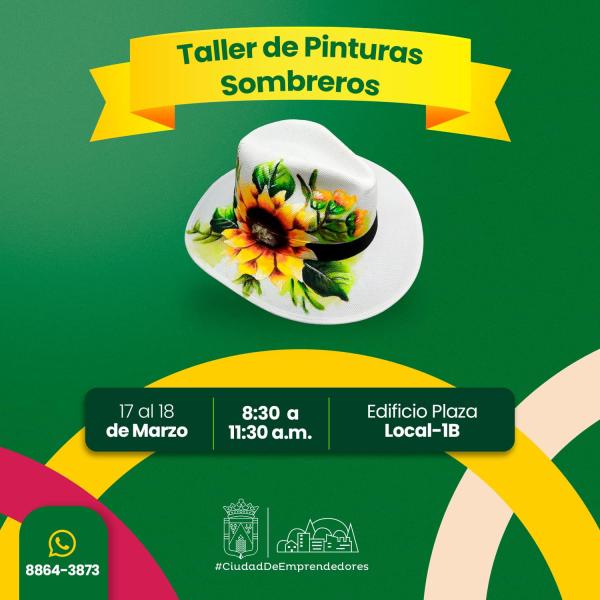 Taller de pintura de sombreros