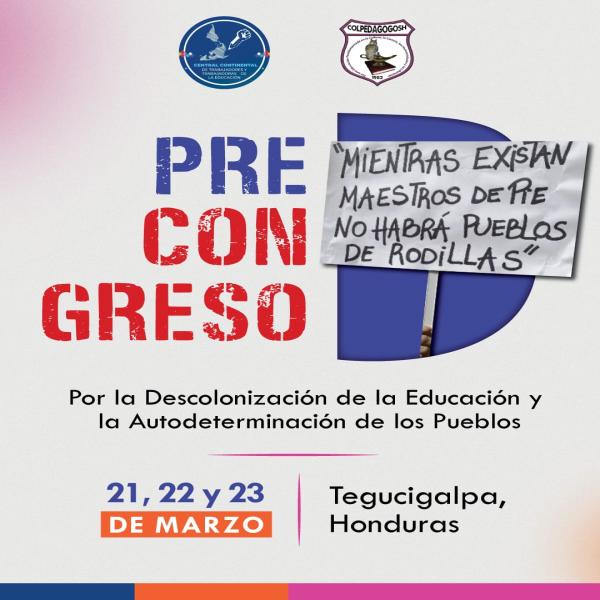 Congreso Continental: Por la Descolonización de la Educación y la Autodeterminación de los Pueblos 