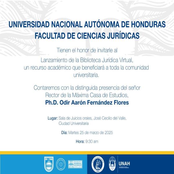 Lanzamiento de la Biblioteca Jurídica Virtual 