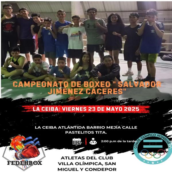 Campeonato de Boxeo “Salvador Jiménez Cáceres” 