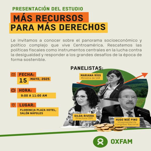 Lanzamiento del Estudio Más Recursos para Más Derechos