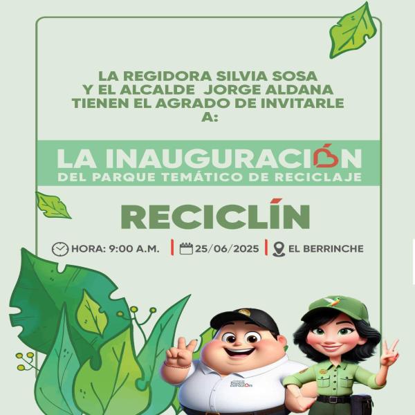Inauguración del Parque Temático de Reciclaje “Reciclín” 