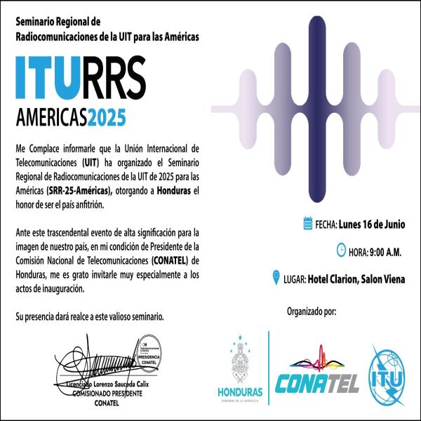 Cobertura al Seminario Regional de Radiocomunicaciones de La UIT de 2025 para las Américas 