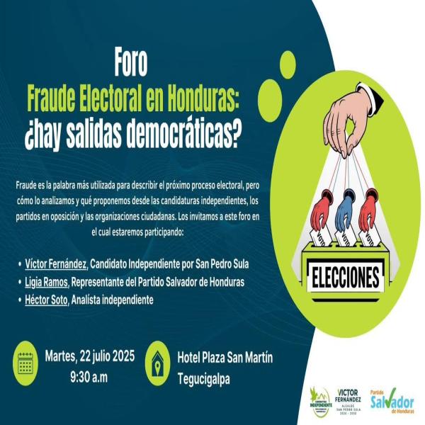 Foro: Fraude electoral en Honduras: ¿hay salidas democráticas?