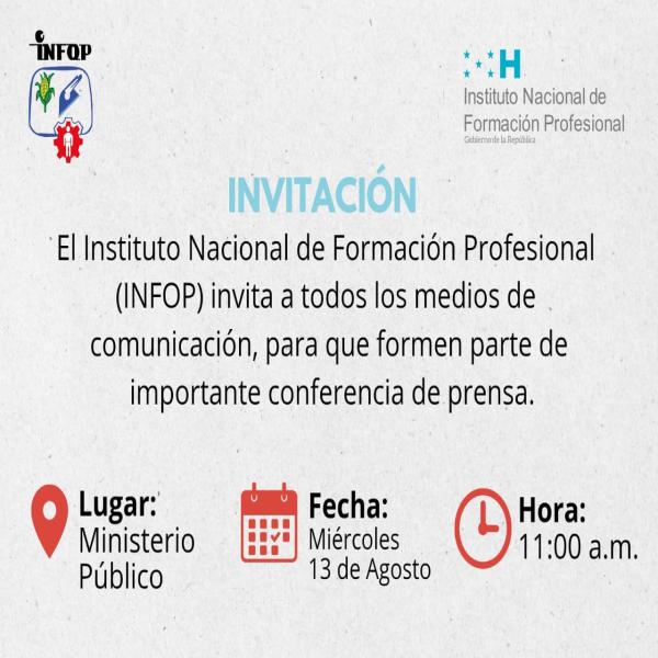 INFOP: Comparece ante el Ministerio Público 